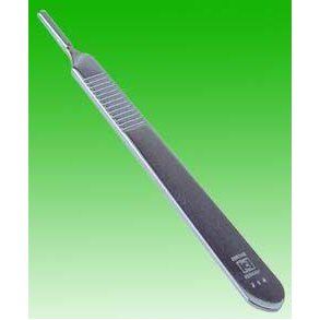 Skalpel holder, chrome plated. For skalpelblade