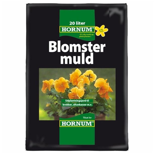 HORNUM Blomstermuld - 20 liter