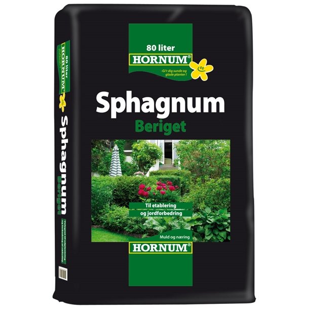 HORNUM Sphagnum Beriget - 80 liter