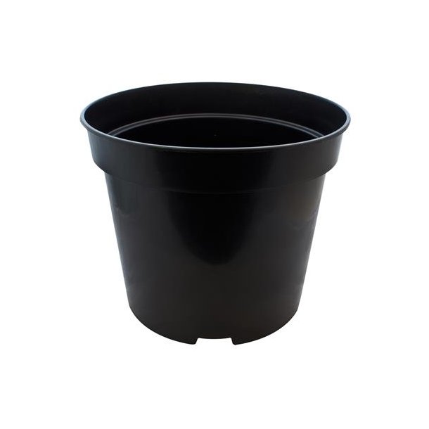 Rund sort potte 20 L