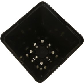 Firkantet plast potte 3 L - 14,5 x 14,5 x 22 cm